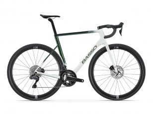 BASSO Astra disc, pop green, Shimano Ultegra Di2, Microtech RE38 61