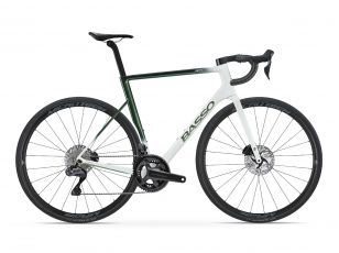 BASSO Astra disc, pop green, Shimano Ultegra Di2, Microtech MrLite 53