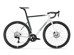 BASSO Astra disc, pop green, Shimano 105 Di2, Microtech RE38 53