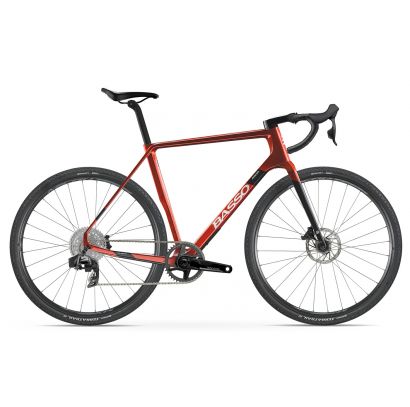 BASSO Palta, candy red, Sram Rival eTap AXS XPLR, Microtech MX25 L