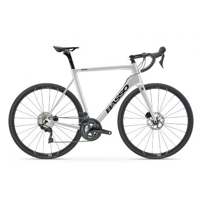 BASSO Venta disc, stone gray, Shimano 105, Microtech MCT 51