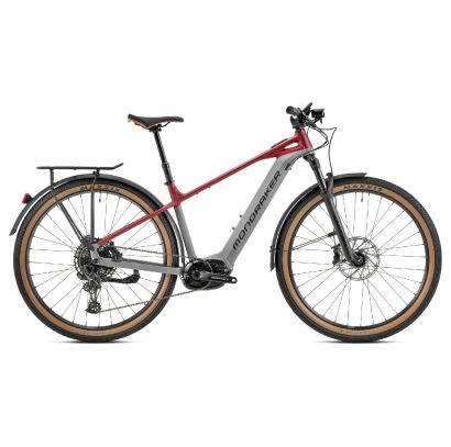 MONDRAKER Prime R X, nimbus grey/cherry red, 2023 L